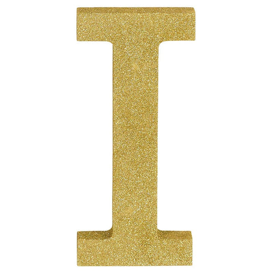 Letter I Glitter
