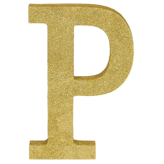 Letter P Glitter