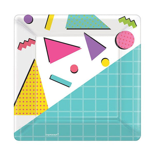 Awesome Party 7in Square Luncheon Paper Plates 8 Ct