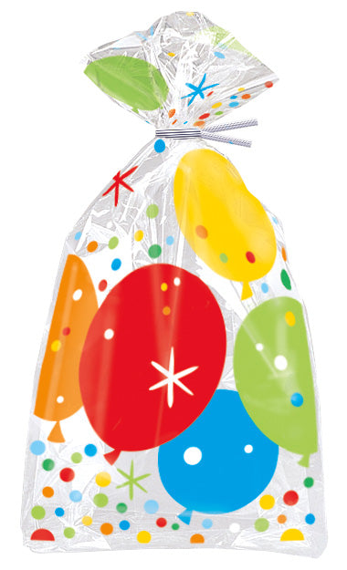 Glitzy Gold Birthday Cello Bags 20ct