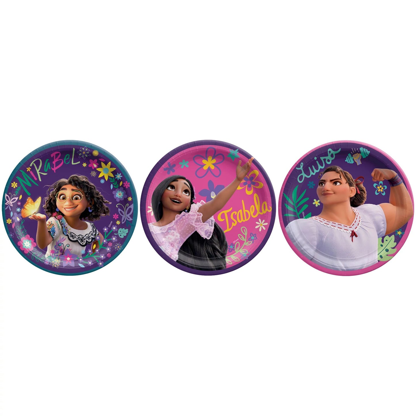 Encanto 7in Round Luncheon Paper Plates 8ct