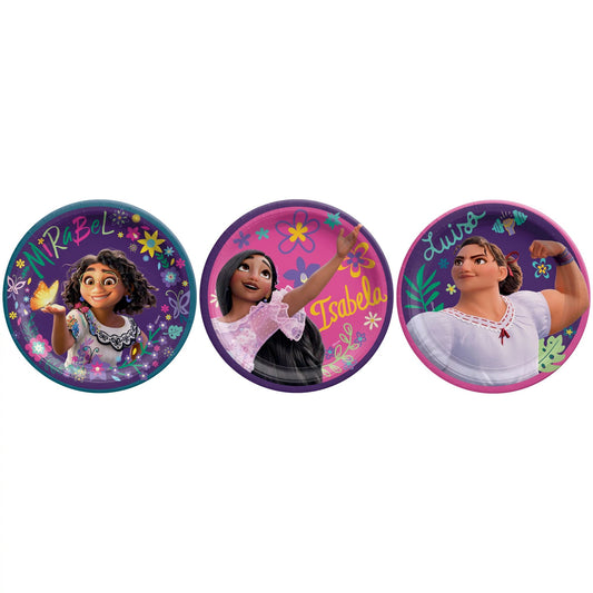 Encanto 7in Round Luncheon Paper Plates 8ct