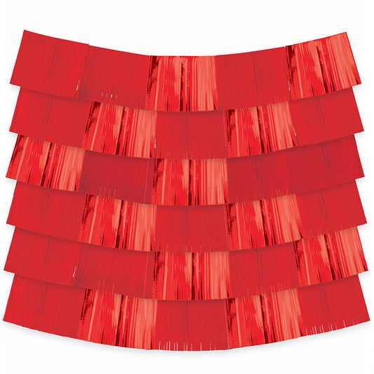 Foil Decorating Backdrop - Red