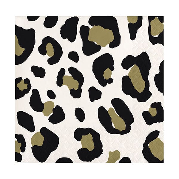 Leopard Beverage Napkins 16ct