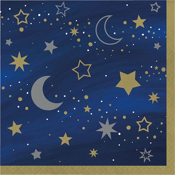 Starry Night Luncheon Napkins 16ct