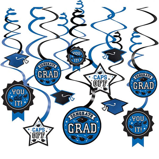 Grad Value Pack Swirl Decoration - Royal Blue