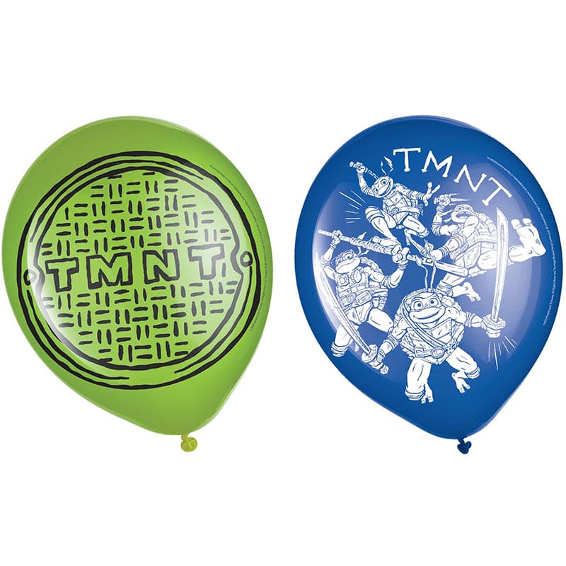 Teanage Mutant Ninja Turtles - Mutant Mayhem 12in Latex Balloons 6pcs