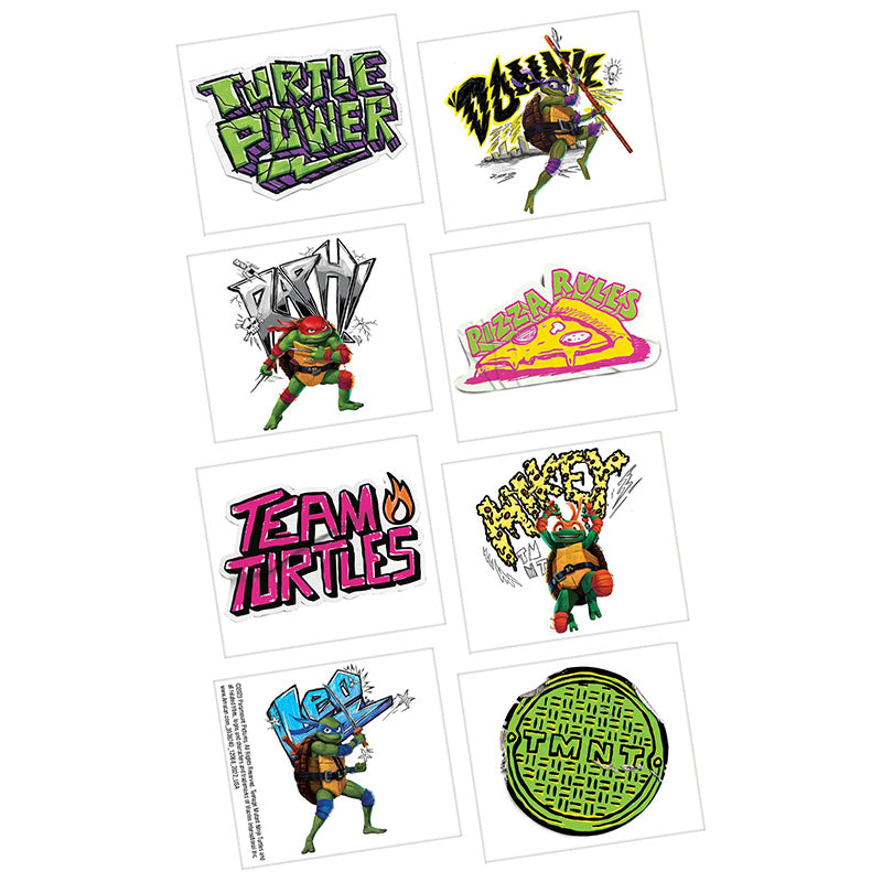 Teanage Mutant Ninja Turtles - Mutant Mayhem Tattoos 8pcs