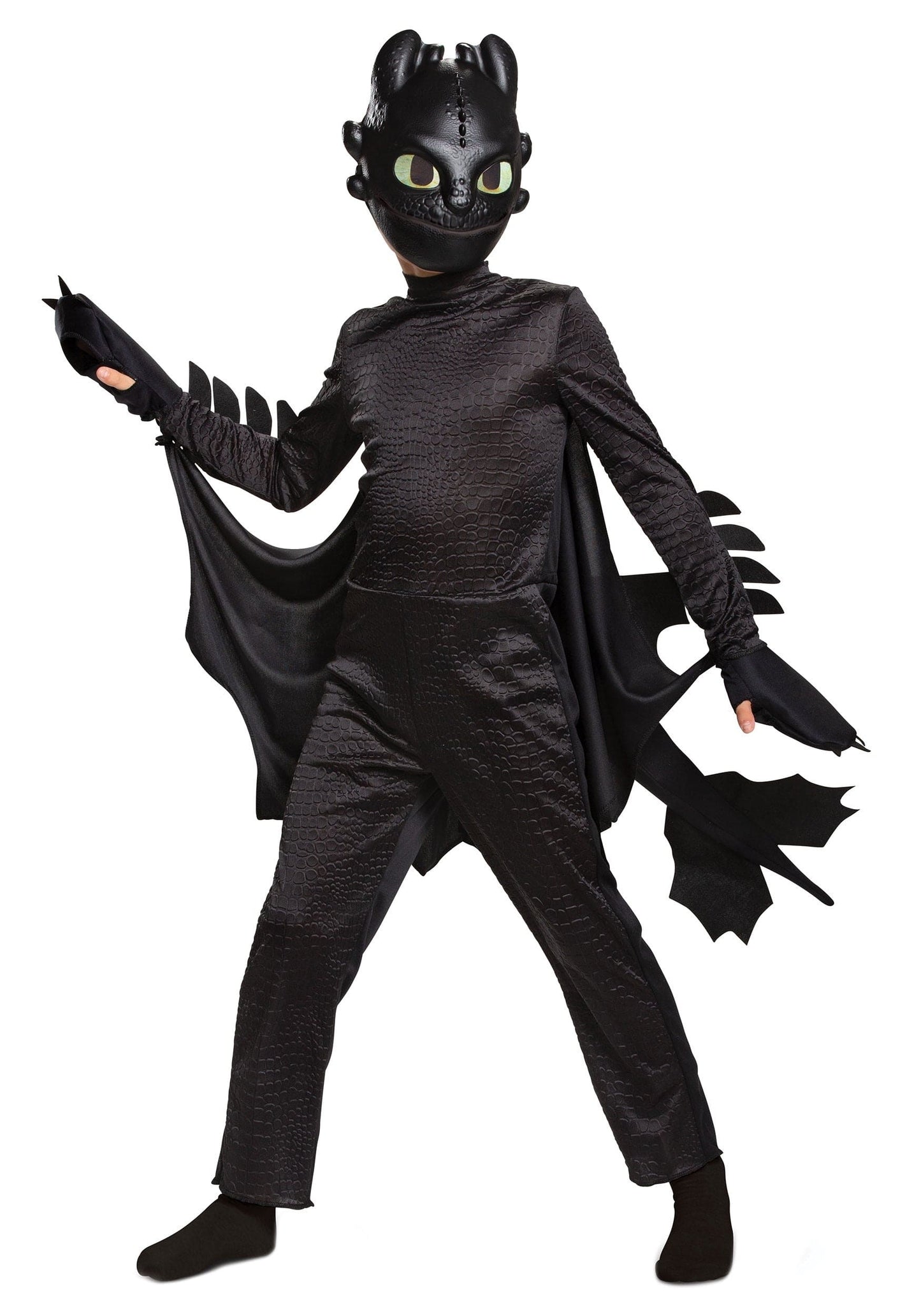 How to Train Your Dragon Toothless Dragon Deluxe Child Costume