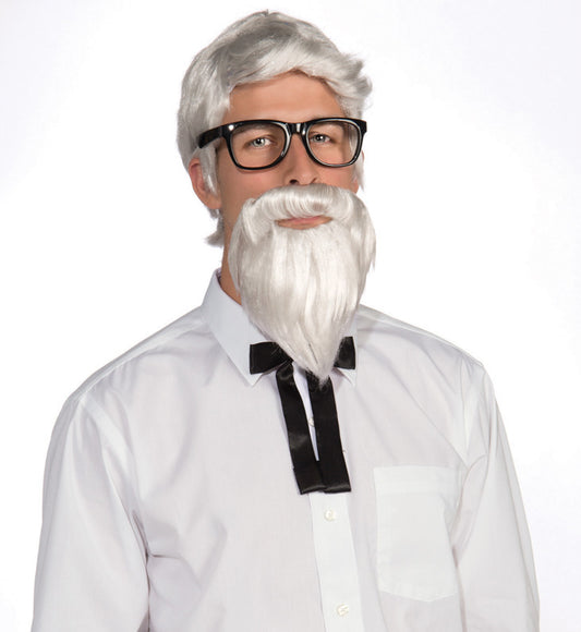 Wig and Beard Set Southern Colonel