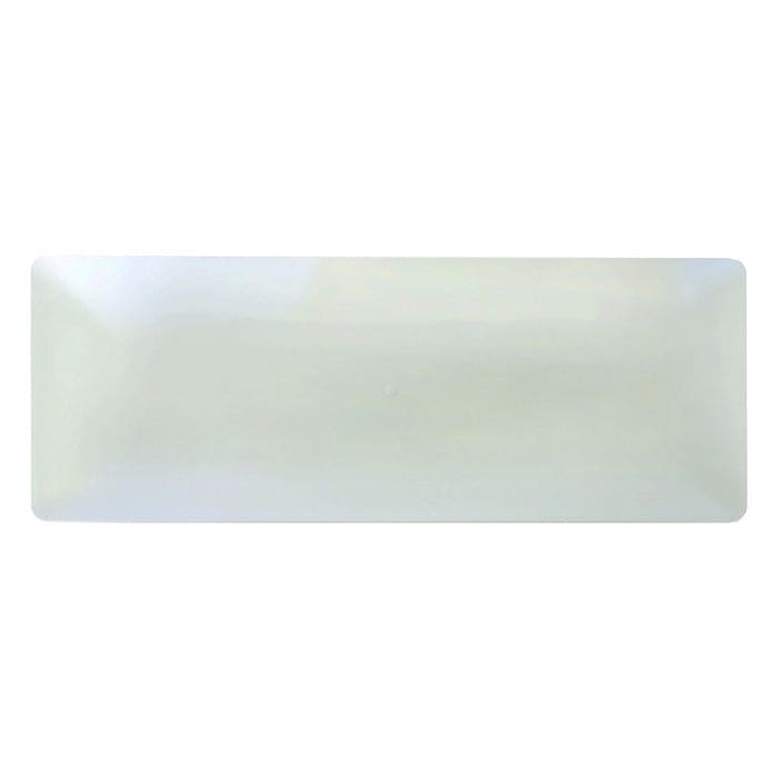 Sleek White Tray 15in x 6in