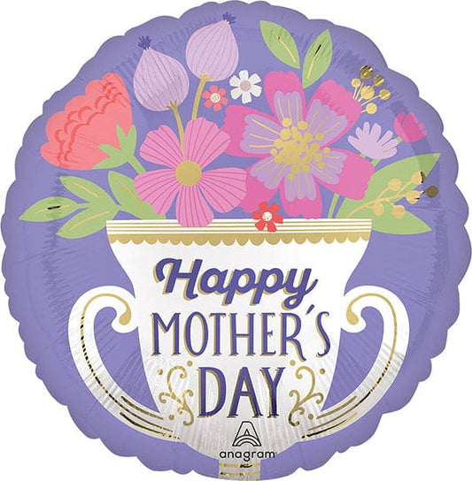 Mom's Day Trophy 18in Metallic Balloon