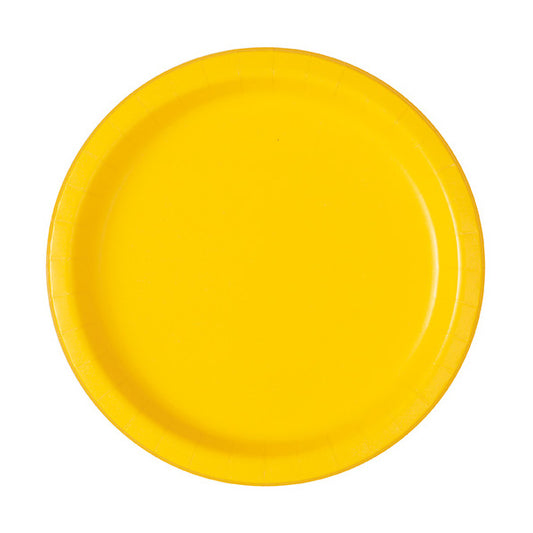 Yellow 7in Lunch Plate 20ct