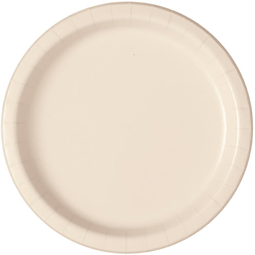 Vanilla Big Party Pack Paper 7in Lunch Plates 50ct