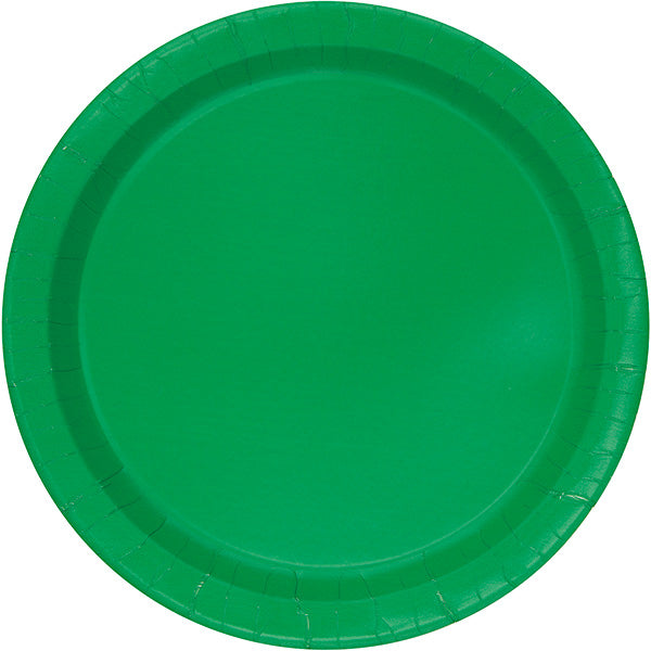 Green 10in Banquet Paper Plate 50ct
