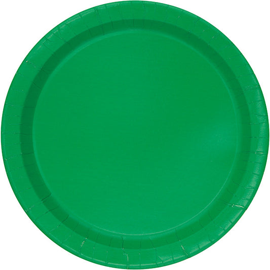Green 10in Banquet Paper Plate 50ct