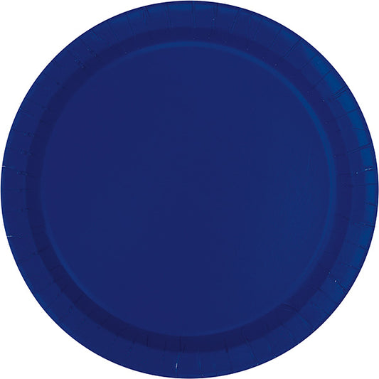 True Navy 10in Banquet Paper Plate 50ct