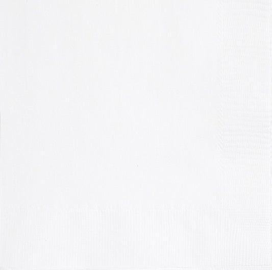 White Lunch Napkins 40ct