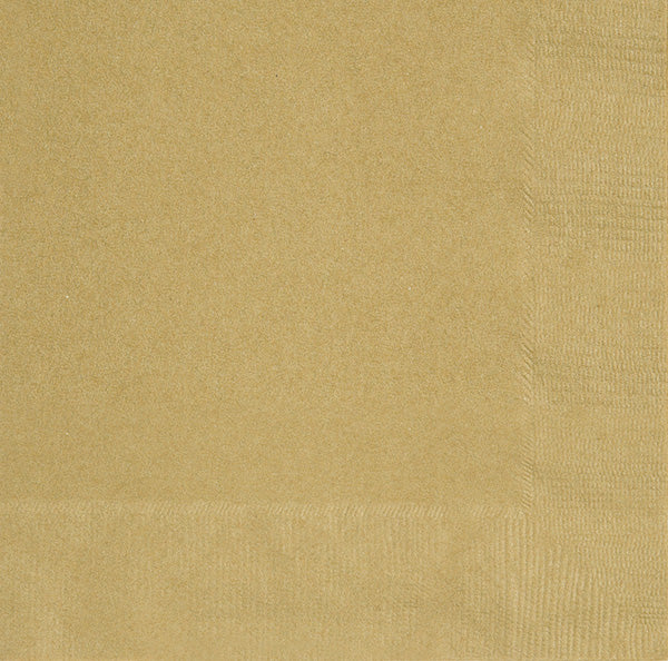 Gold Lunch Napkins 40ct