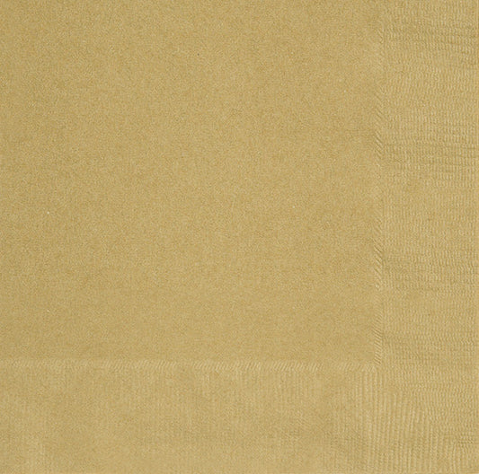 Gold Lunch Napkins 40ct