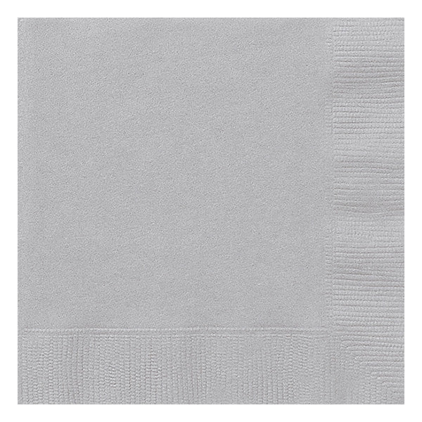 Silver Luncheon Napkins 40ct