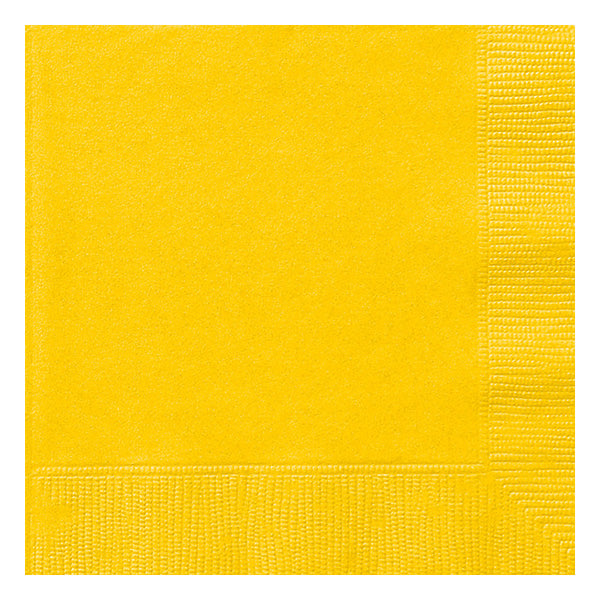 Yellow Luncheon Napkins 40ct