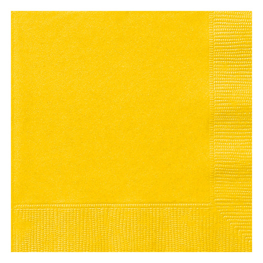 Yellow Luncheon Napkins 40ct