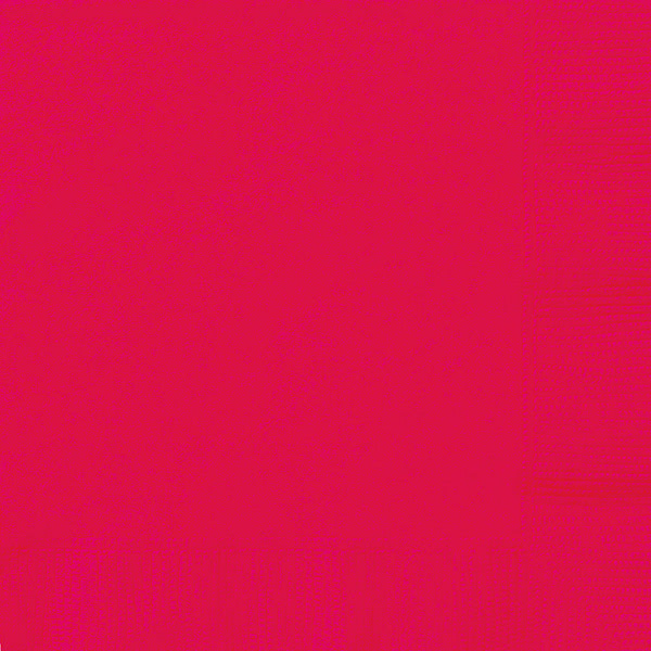 Red Beverage Napkins 40ct