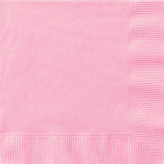 Pink Beverage Napkins 40ct