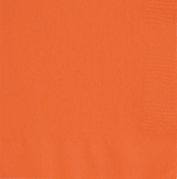 Orange  Beverage Napkins 40ct