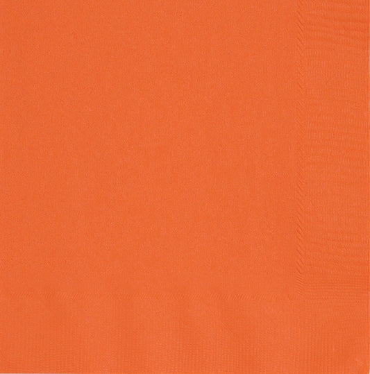 Orange  Beverage Napkins 40ct