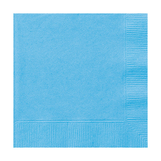 Powder Blue Beverage Napkins 100ct