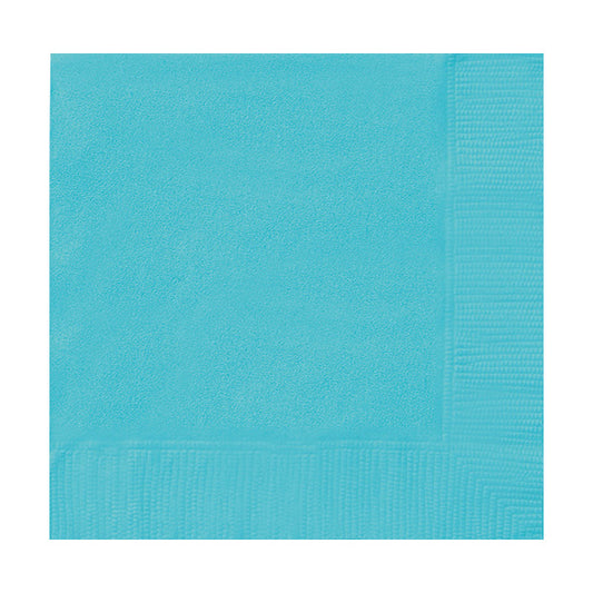Teal Beverage Napkins 40ct