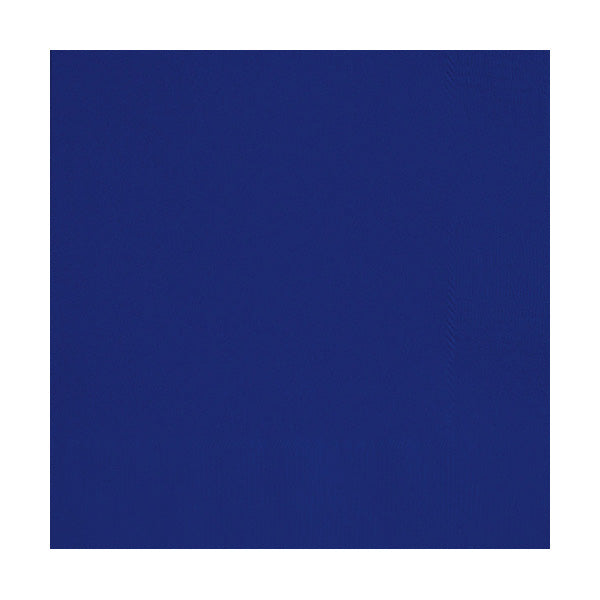 True Navy Beverage Napkins 100ct