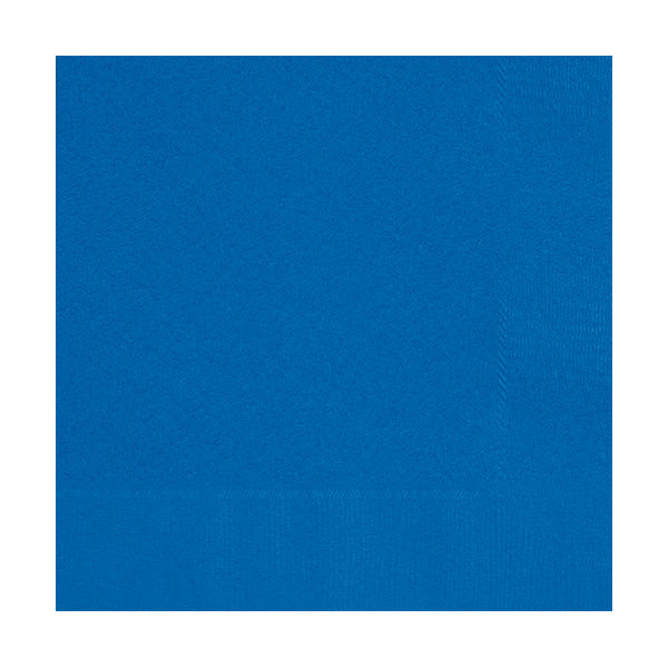 Royal Blue Beverage Napkins 100ct