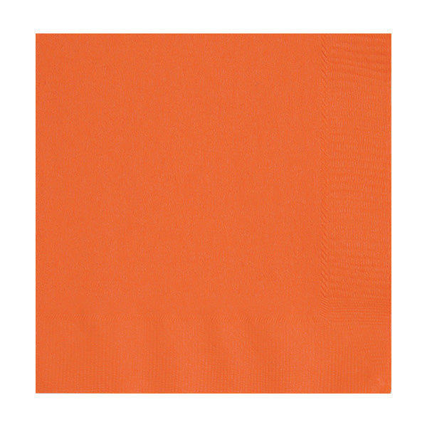 Orange Beverage Napkins 100ct