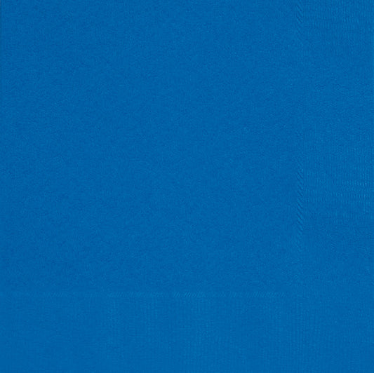 Royal Blue Beverage Napkins 100ct