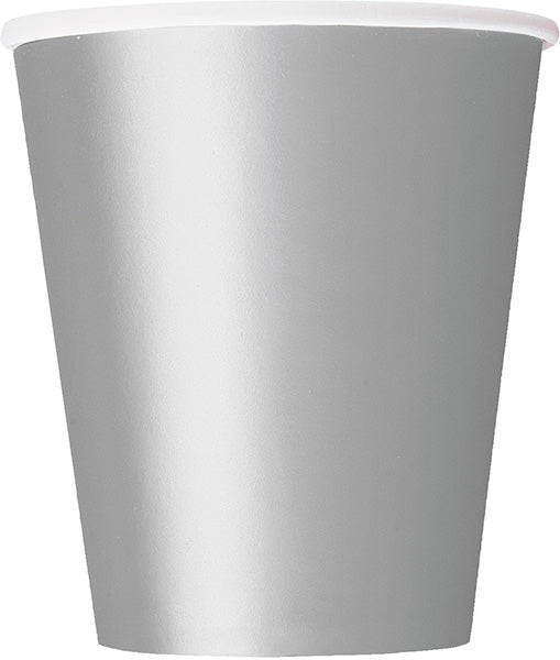 Silver Paper Cups 9oz 20ct