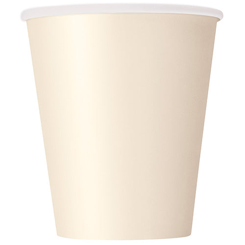 Vanilla Paper Cups 9oz 20ct