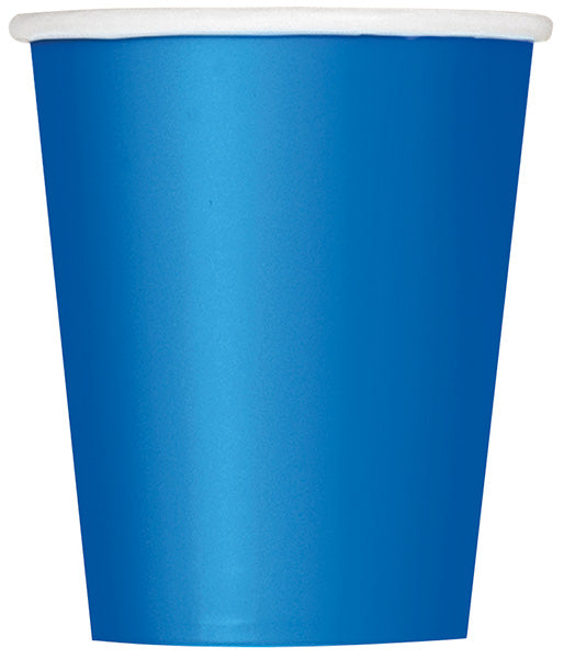 Royal Blue Paper Cups 9oz 20ct