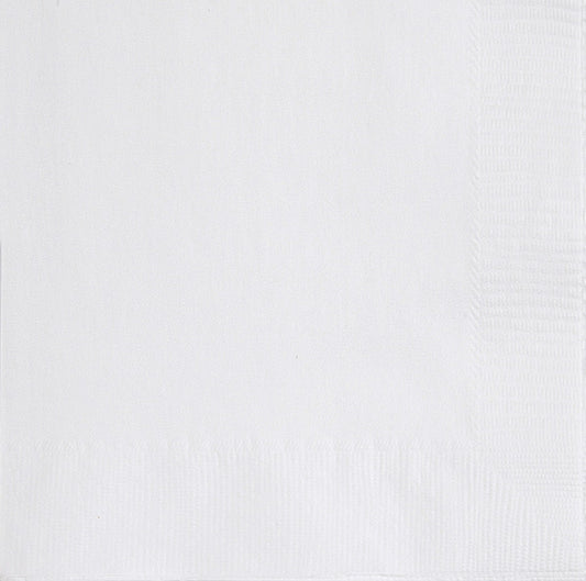 White Big Pack Lunch Napkins 100ct