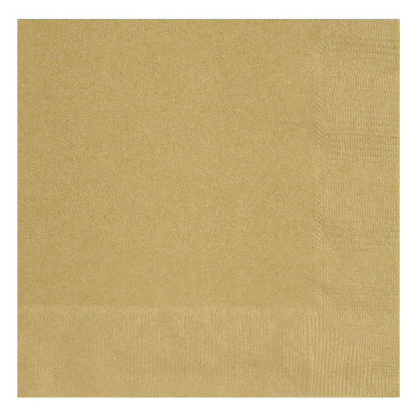 Gold Big Pack Luncheon Napkins 100ct
