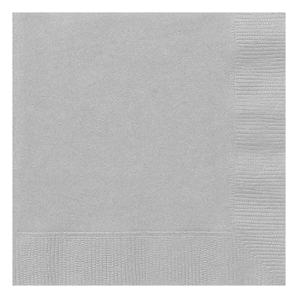 Silver Big Pack Luncheon Napkins 100ct