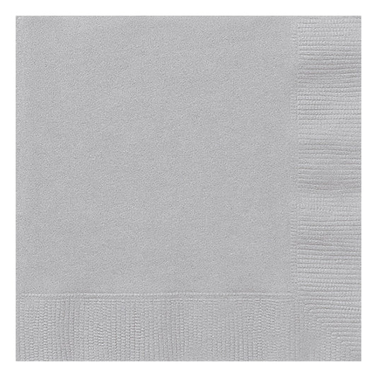 Silver Big Pack Luncheon Napkins 100ct
