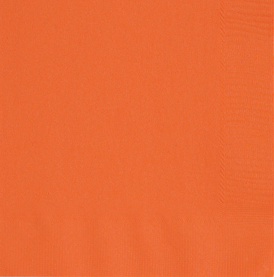 Orange Big Pack Lunch Napkins 100ct