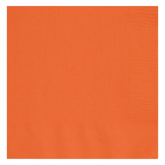 Orange Big Pack Luncheon Napkins 100ct