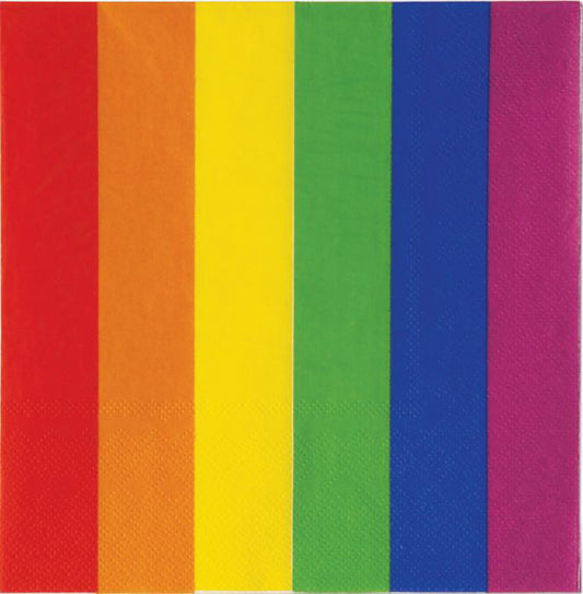 Pride Rainbow Luncheon Napkins 16ct