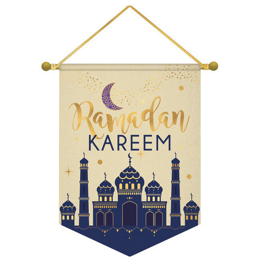 Ramadan Kareem Hanging Canvas Sign