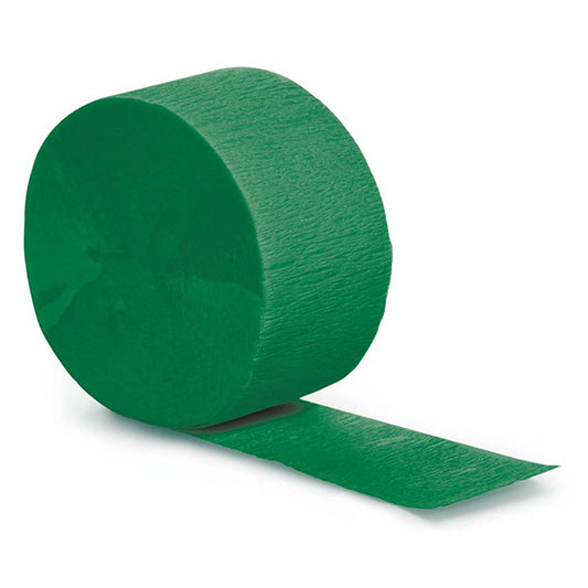 Crepe Streamer 81' Emerald Green