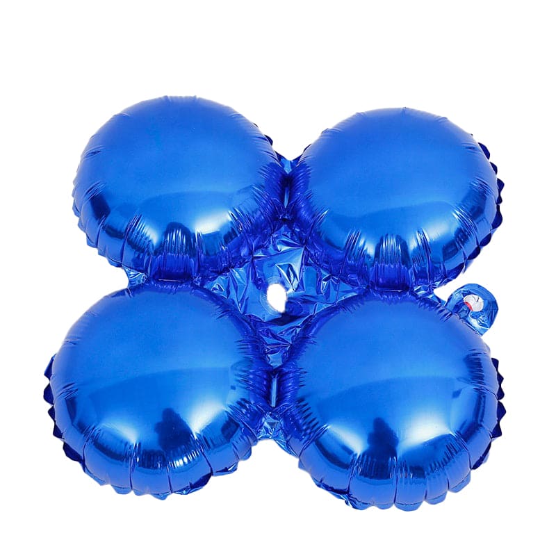 17in Quad Metallic Blue Balloon